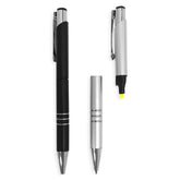 Detachable Ball Pen With Highlighter
