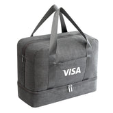 Spacious Travel Duffel Bag with Shoe Compartment (and Wet Compartment)