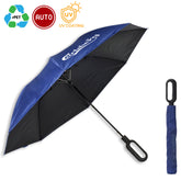 23'' Automatic Foldable RPET Umbrella with Carabiner (UV Coating)