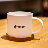 500ml Premium Ceramic Mug with Cork Coaster Set