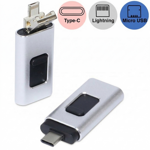 Slide 4 in 1 OTG USB Thumb Drive (Type-C)