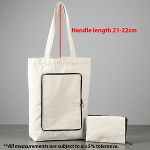 Foldable Cotton Canvas Tote Bag