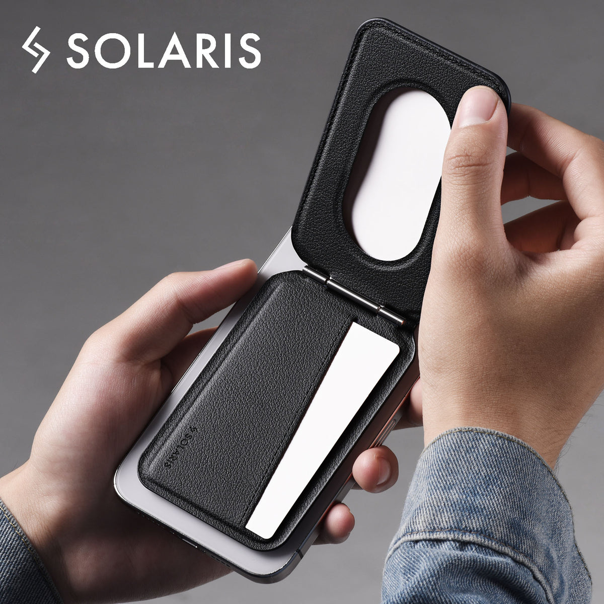 SOLARIS Magnetic Wallet Stand
