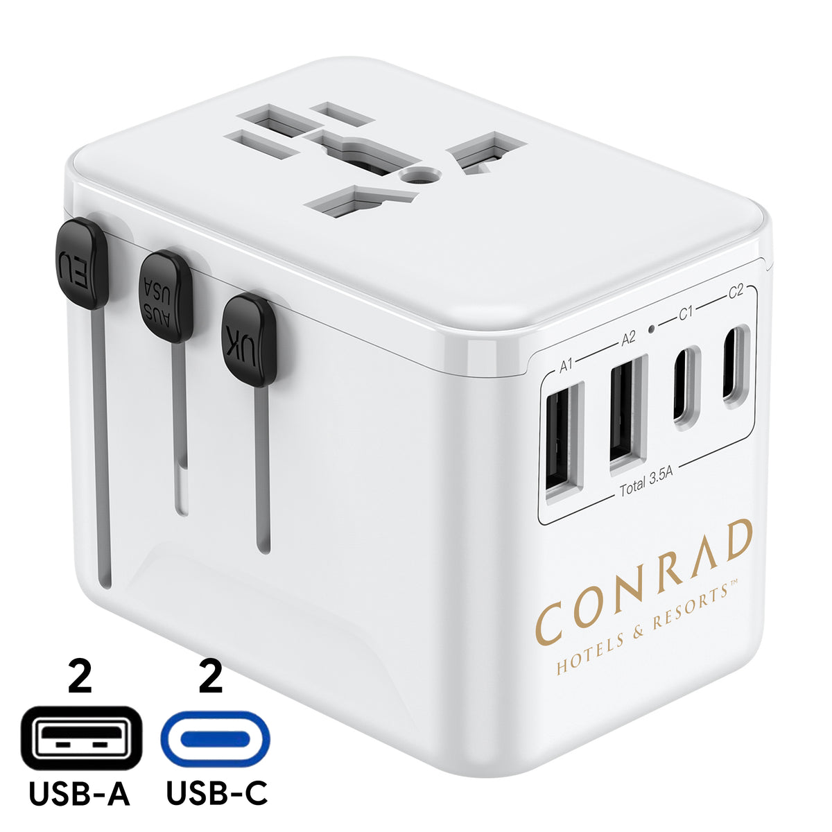 17.5W Premio Travel Adaptor