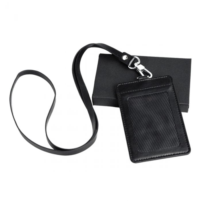 Portrait ID Card Holder with Lanyard and Box Set