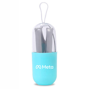 Collapsible Silicone Straw Kit