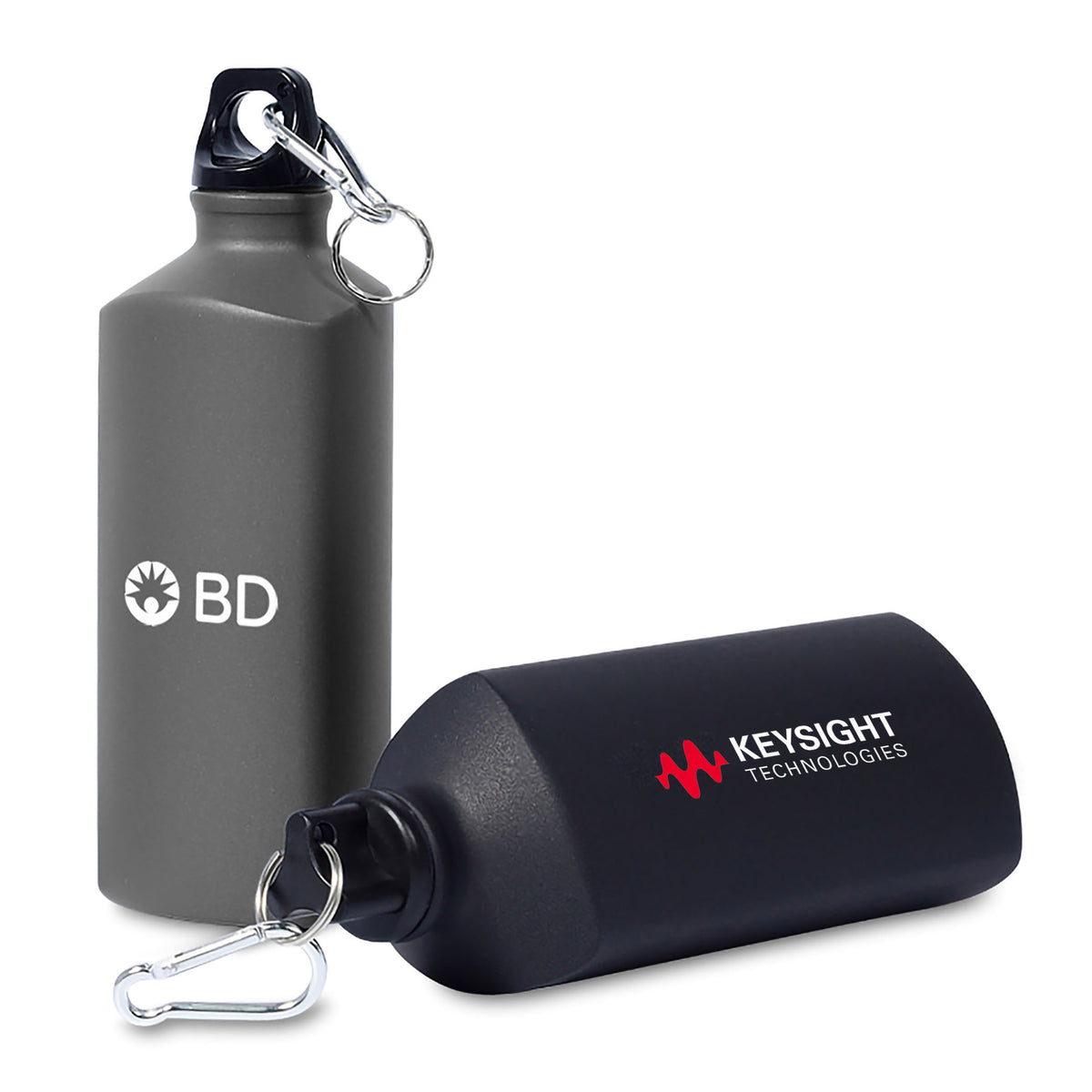 600ml Aluminium Twist Bottle with Carabiner (BPA Free)