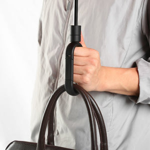 23'' Automatic Foldable RPET Umbrella with Carabiner (UV Coating)