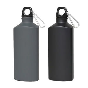 600ml Aluminium Twist Bottle with Carabiner (BPA Free)