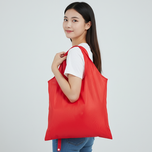 Premium Foldable Polyester Tote Bag (With Button Closure)