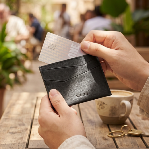 SOLARIS Landon Genuine Leather Cardholder