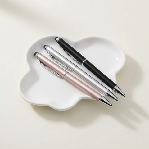 Stylish Thanasis Ball Pen with Stylus (Twist-to-Write)