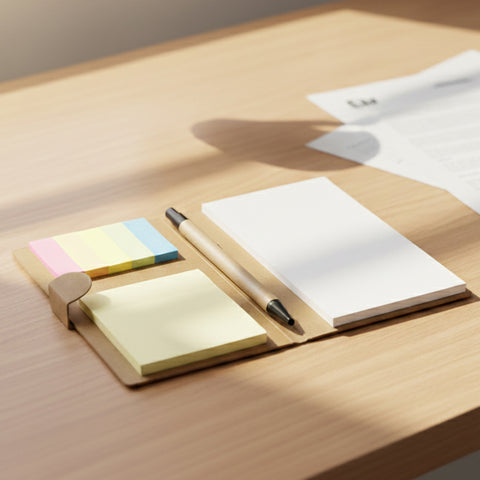 Pocket Eco-Friendly Notepad With Pen