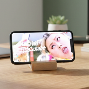 Mini Wooden Phone Holder