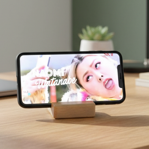 Mini Wooden Phone Holder