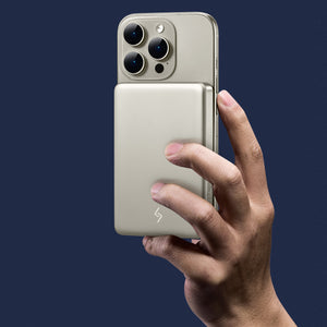 SOLARIS Amppack 10,000mah Magnetic Fast Charging Wireless Powerbank