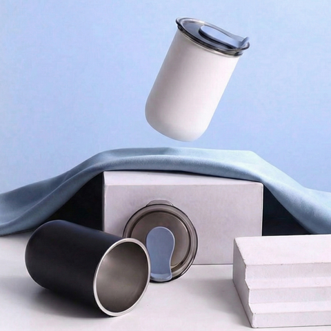 300ml Belle Stainless Steel Cup with Lid