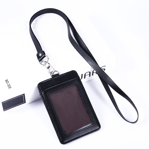 Portrait ID Card Holder with Lanyard and Box Set