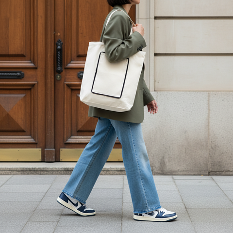 Foldable Cotton Canvas Tote Bag