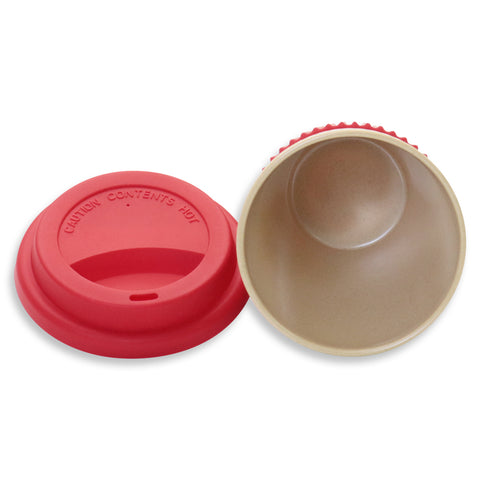 400ml Bamboo Fibre Mug with Lid & Sleeve