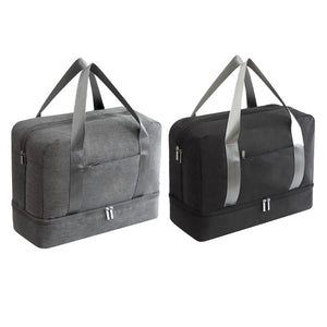 Spacious Travel Duffel Bag with Shoe Compartment (and Wet Compartment)