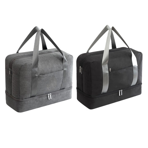 Spacious Travel Duffel Bag with Shoe Compartment (and Wet Compartment)