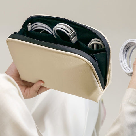 Premio Leather Gadget Organiser Pouch