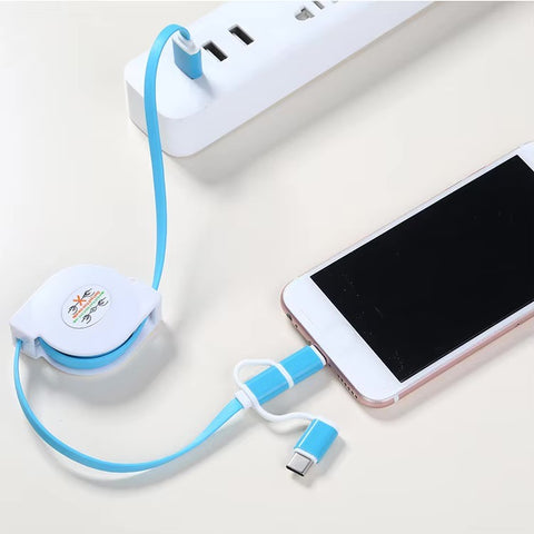 Retractable Charging Cable (with Type-C)
