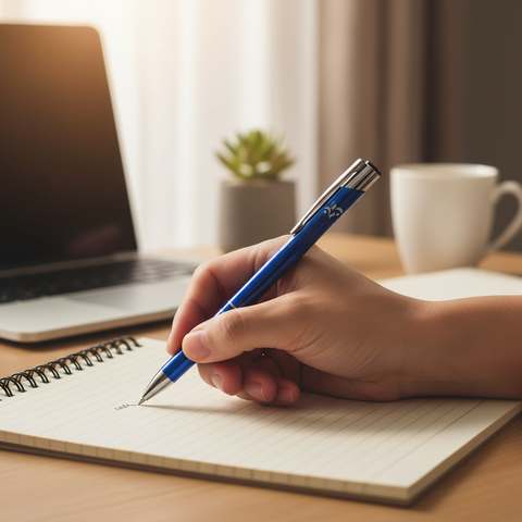 Neon Metal Ball Pen (Click-to-Write)