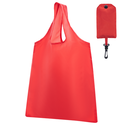 Basic Foldable Shopping Bag with Carabiner