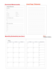 Mag A5 Notebook (with Monthly Planner)