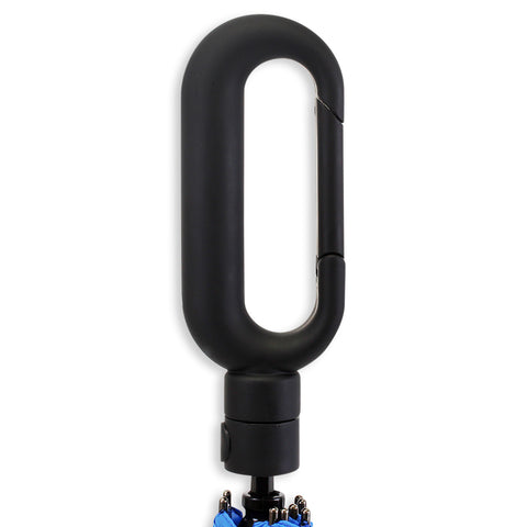 23'' Automatic Foldable RPET Umbrella with Carabiner (UV Coating)