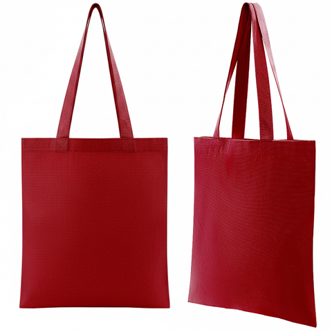 A4 Coloured Canvas Tote Bag