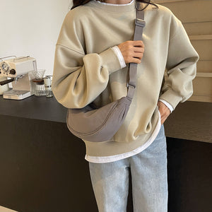 Half Moon Crossbody Sling Bag