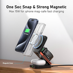 Foldable Magnetic 3 IN 1 Wireless Charger WPC50