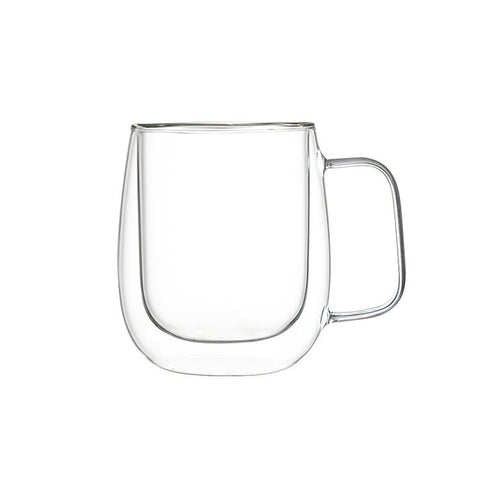 350ml Double Wall Thermal Glass Mug