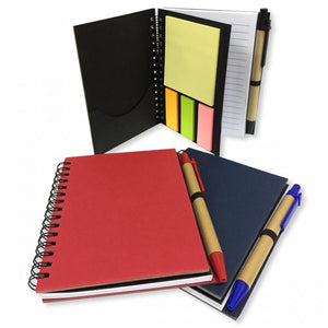 A6 Recycled Eco-Friendly Notebook with Pen