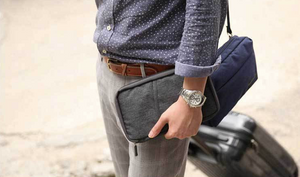 Multi-Compartment Travel Organizer (Wrist Strap Included)