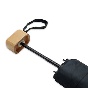 19'' Compact Lightweight RPET Umbrella (with UV Coating & Bamboo Handle)