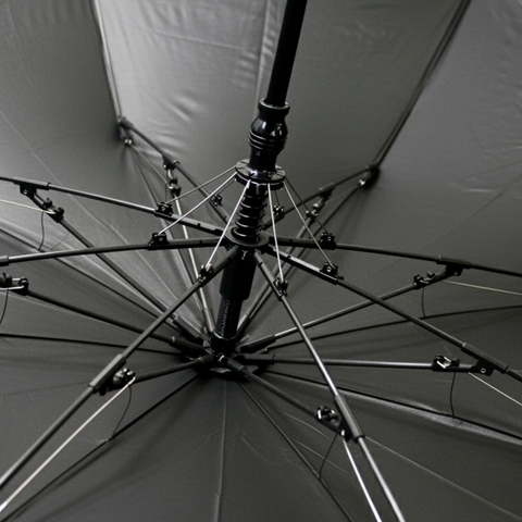 23'' Automatic Foldable RPET Umbrella with Carabiner (UV Coating)