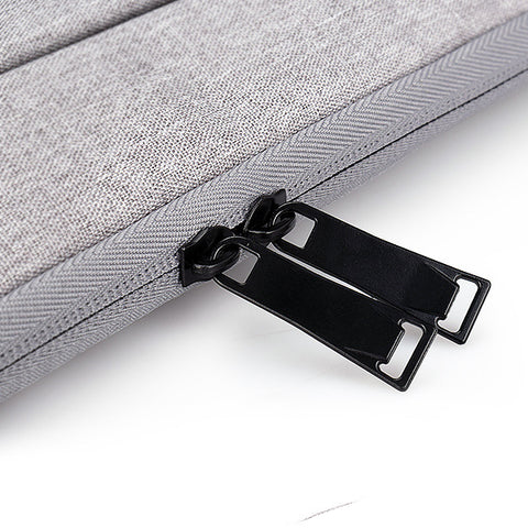 13 Inch Laptop Sleeve with Multi Zip Design and Handle