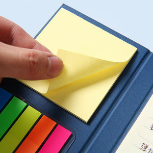 Eco-Friendly Notepad Set with Colour Tabs and Pen