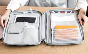 Multi-Compartment Document Bag