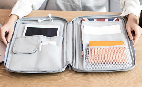 Multi-Compartment Document Bag