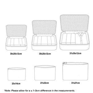 Nava 6 in 1 Travel Luggage Organizer