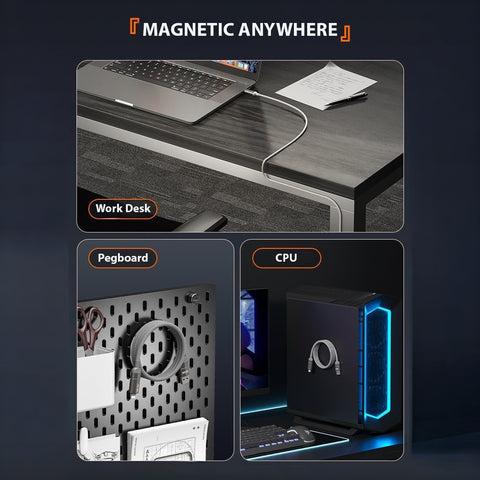 100W 4 in 1 Magnetic Charging Cable (Type C-to-Type C)