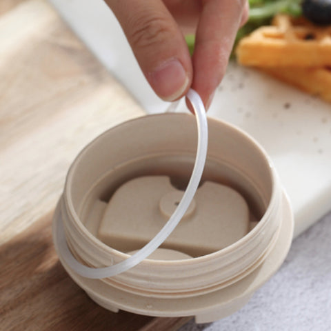 420ml Eco-friendly Wheat Straw Insulated Tumbler