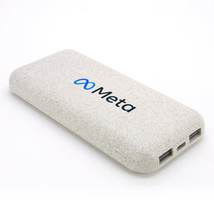 10,000mAh TerraCharge Bamboo Wireless Powerbank