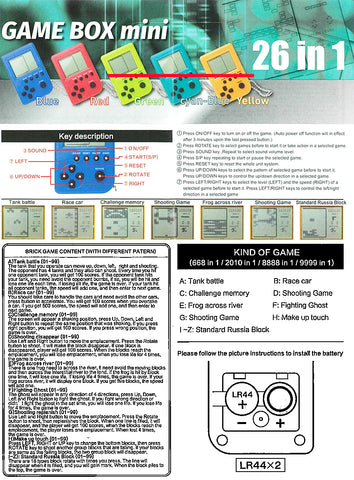 Game Box Mini (with Keychain)