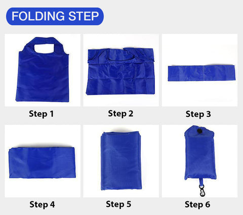 Basic Foldable Shopping Bag with Carabiner